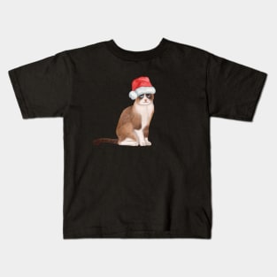 Cute And Lovely Animals With Christmas Kids T-Shirt